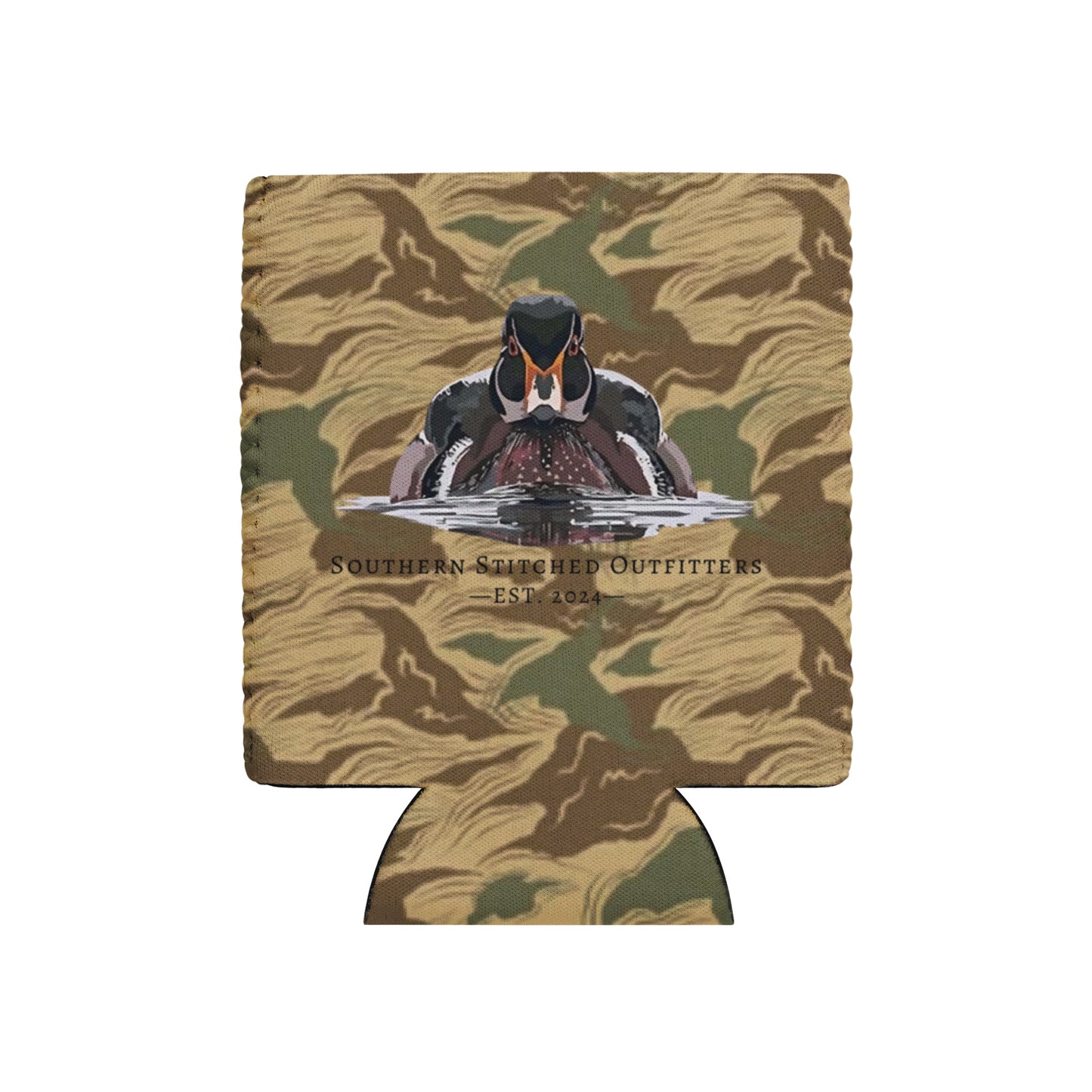 Driftwood Duck | Can Cooler | Camo