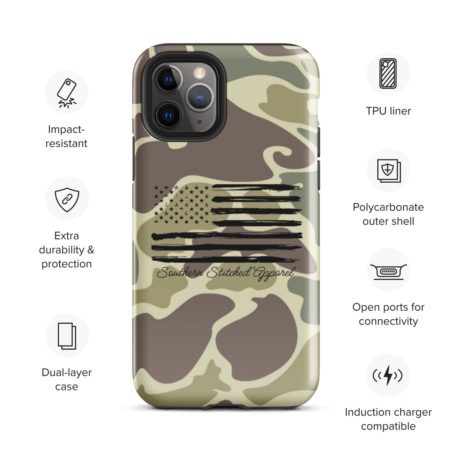 Patriotic Camo | Tough IPhone Case