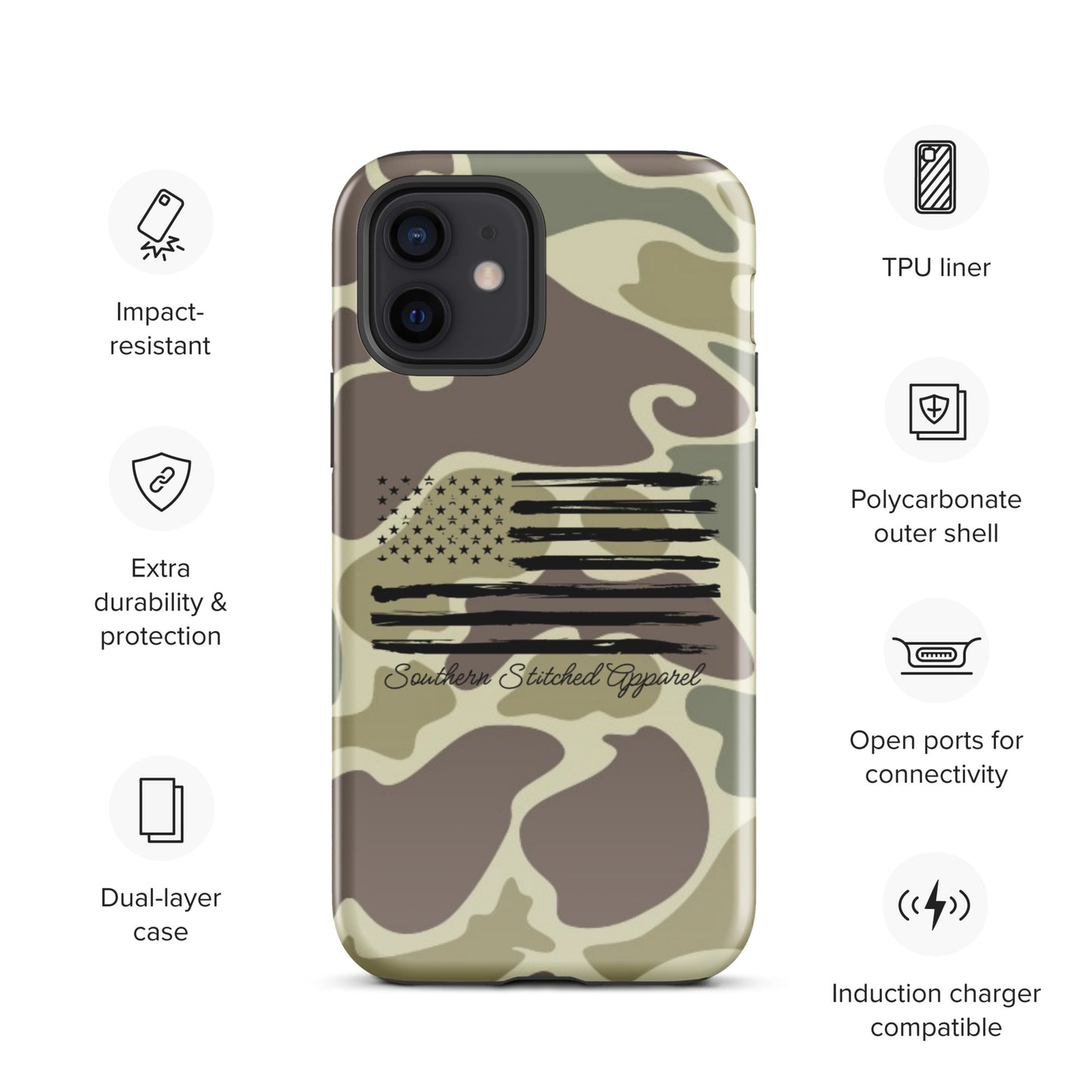 Patriotic Camo | Tough IPhone Case