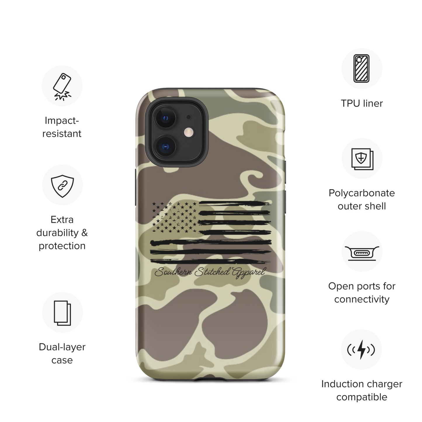 Patriotic Camo | Tough IPhone Case