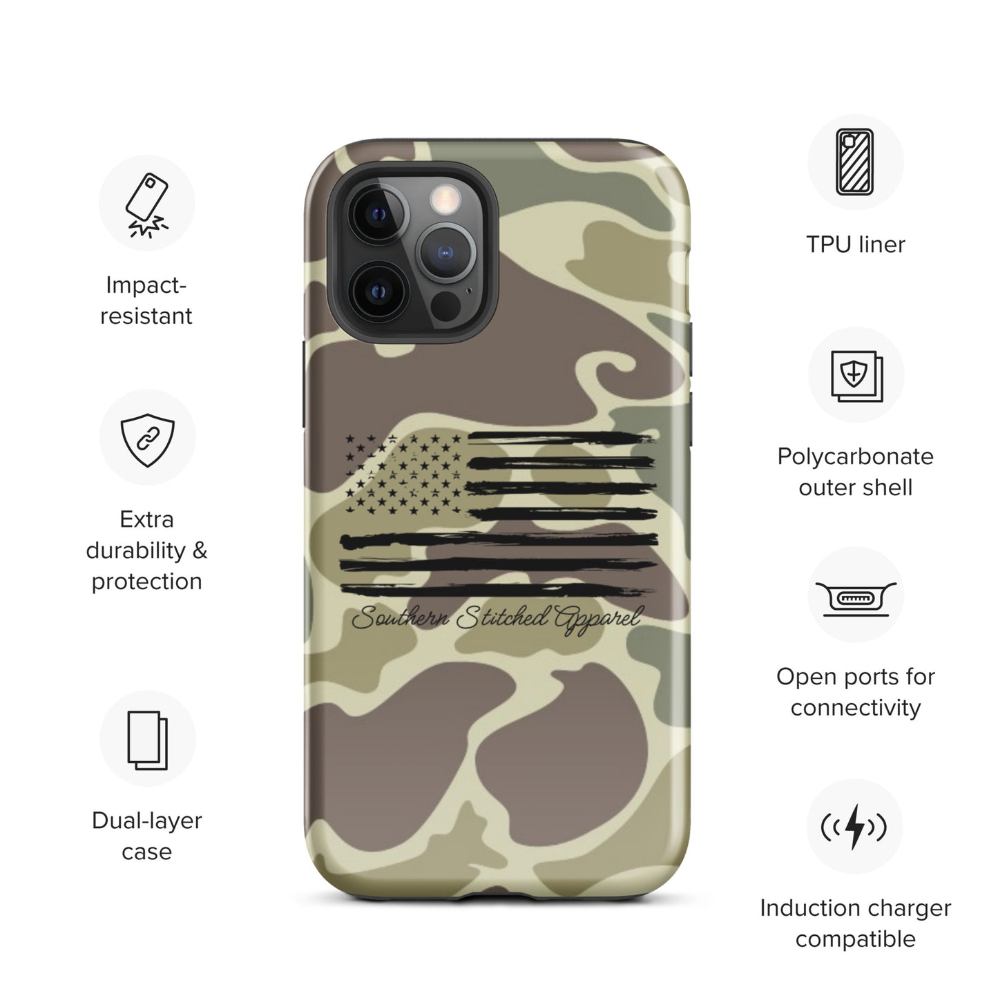 Patriotic Camo | Tough IPhone Case