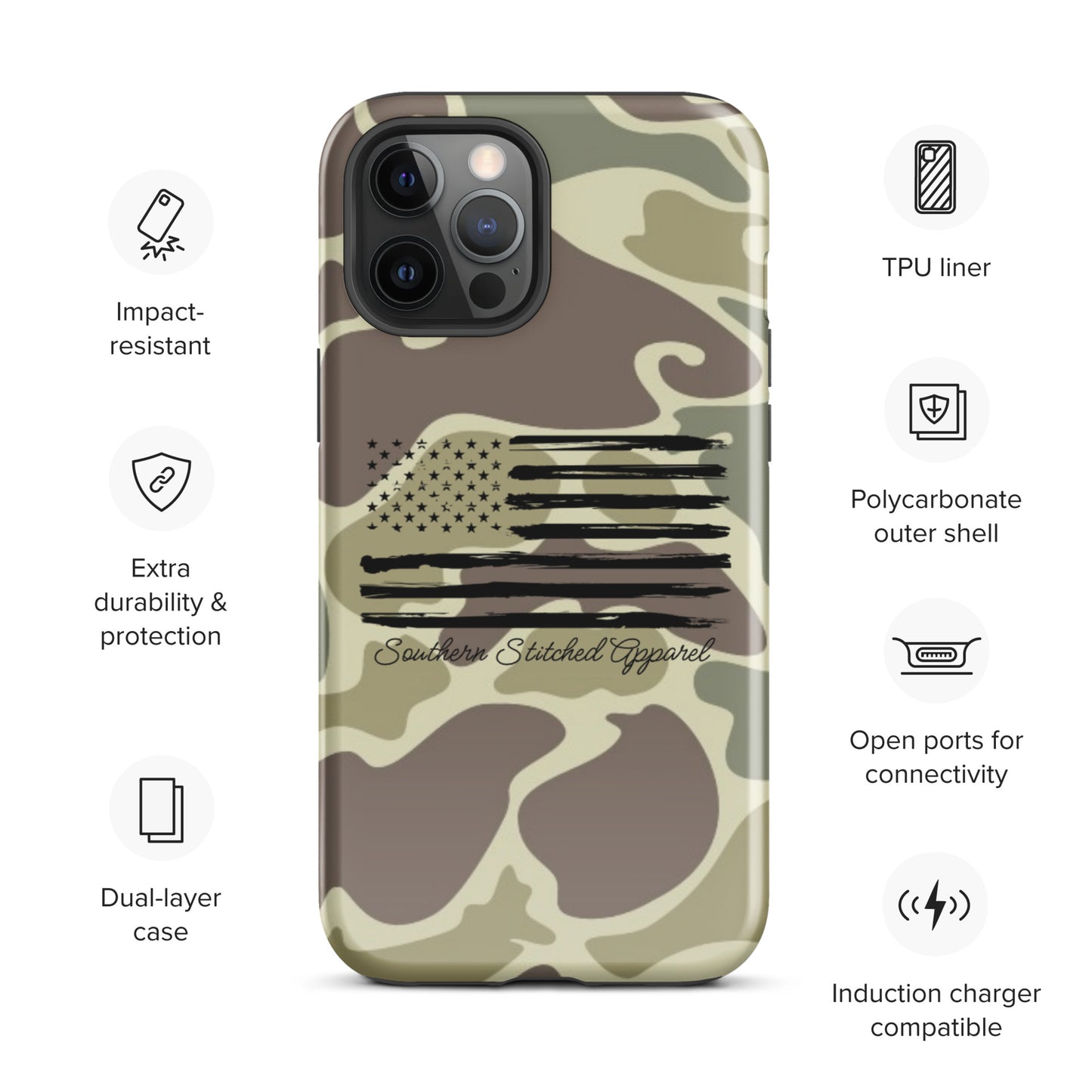 Patriotic Camo | Tough IPhone Case