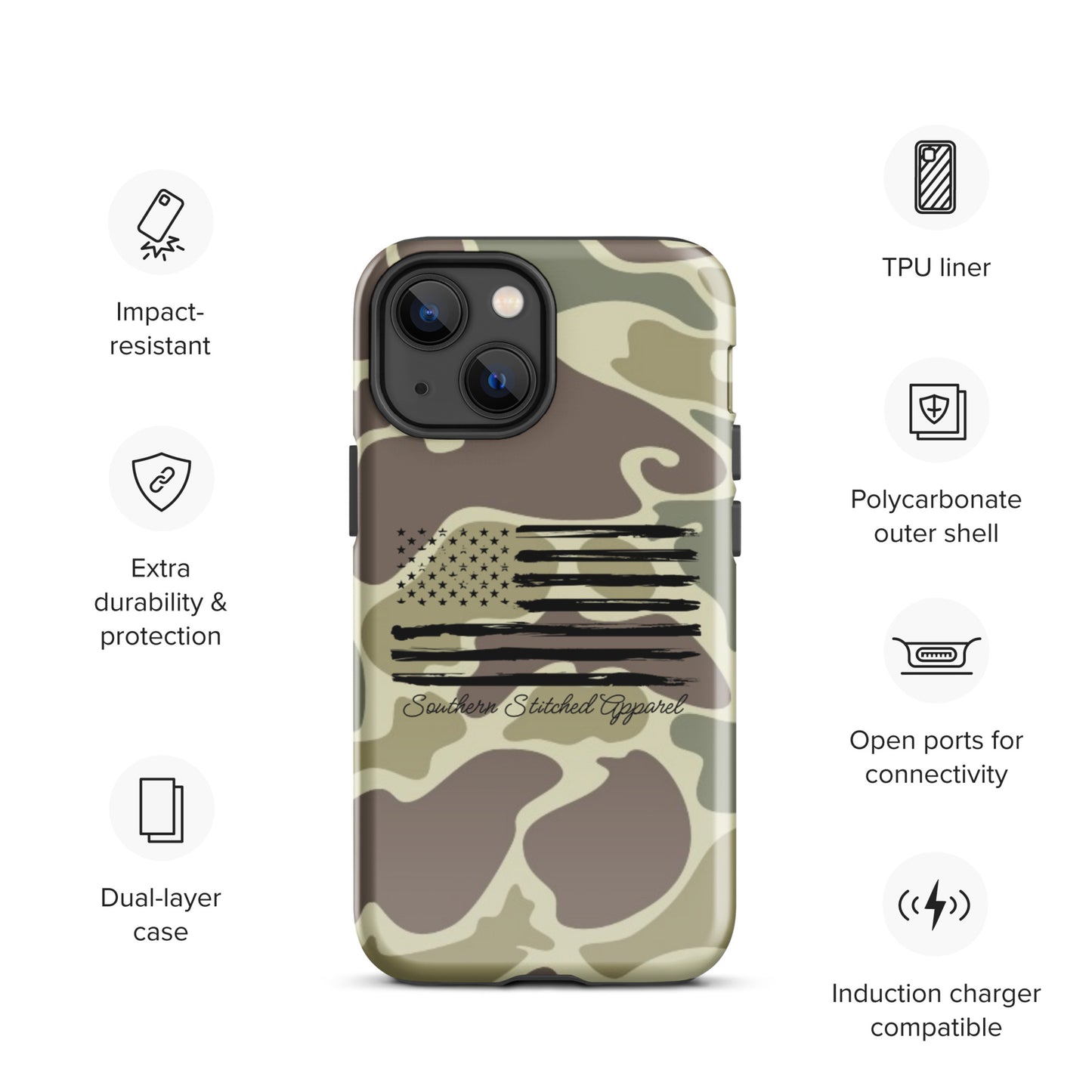 Patriotic Camo | Tough IPhone Case