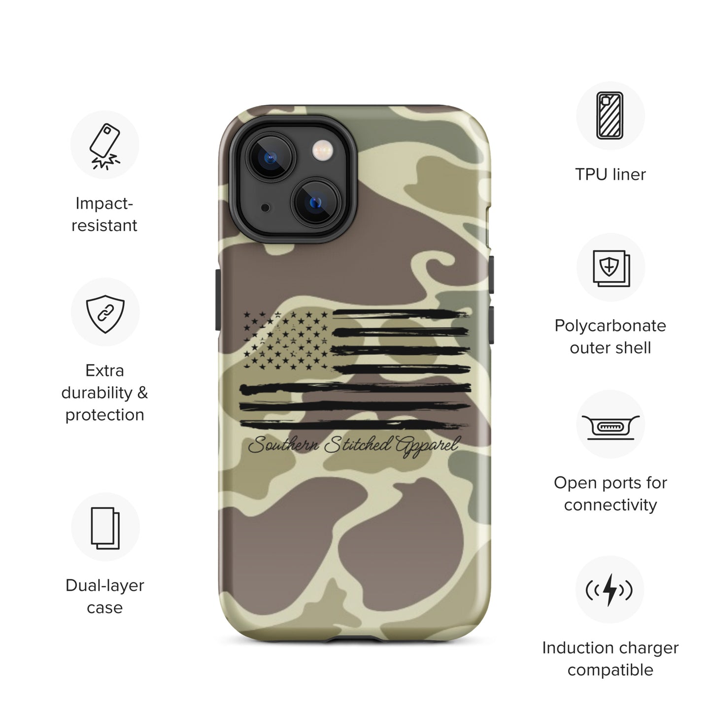 Patriotic Camo | Tough IPhone Case