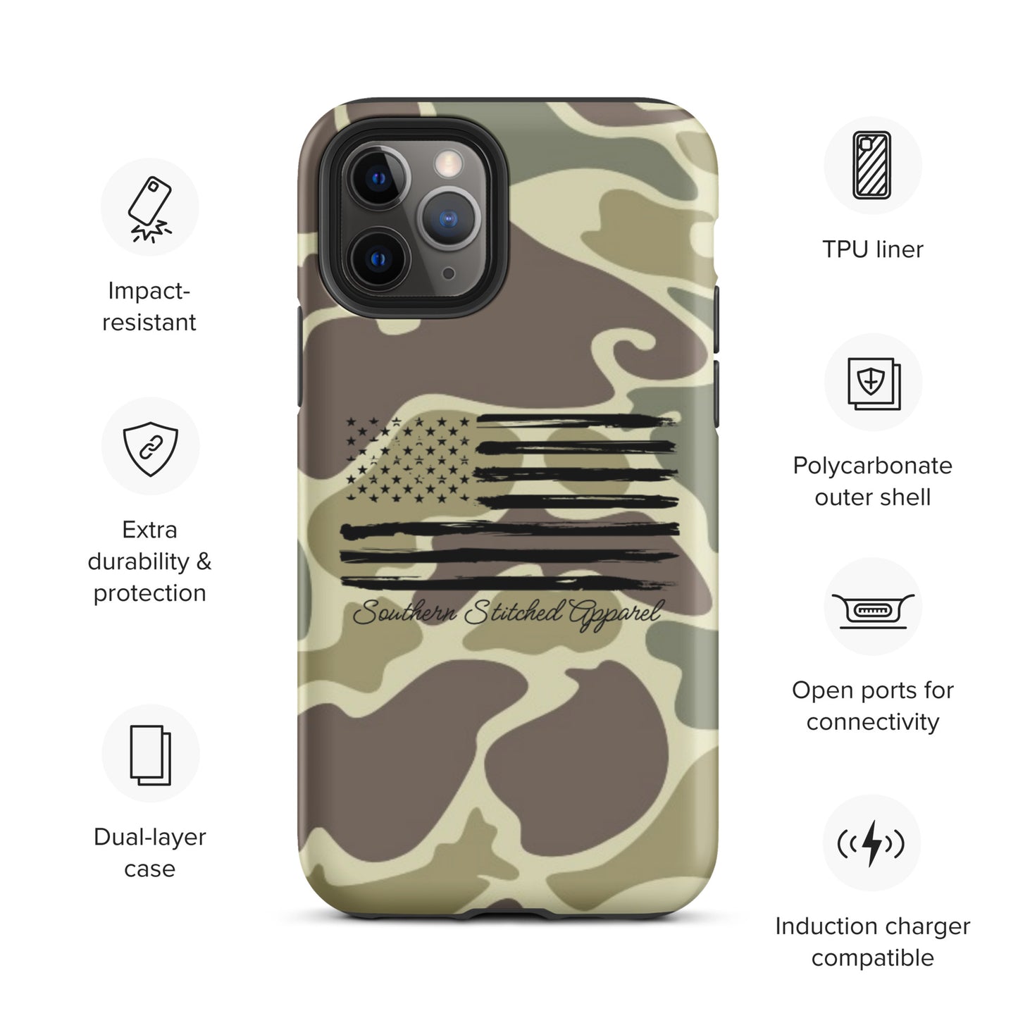 Patriotic Camo | Tough IPhone Case