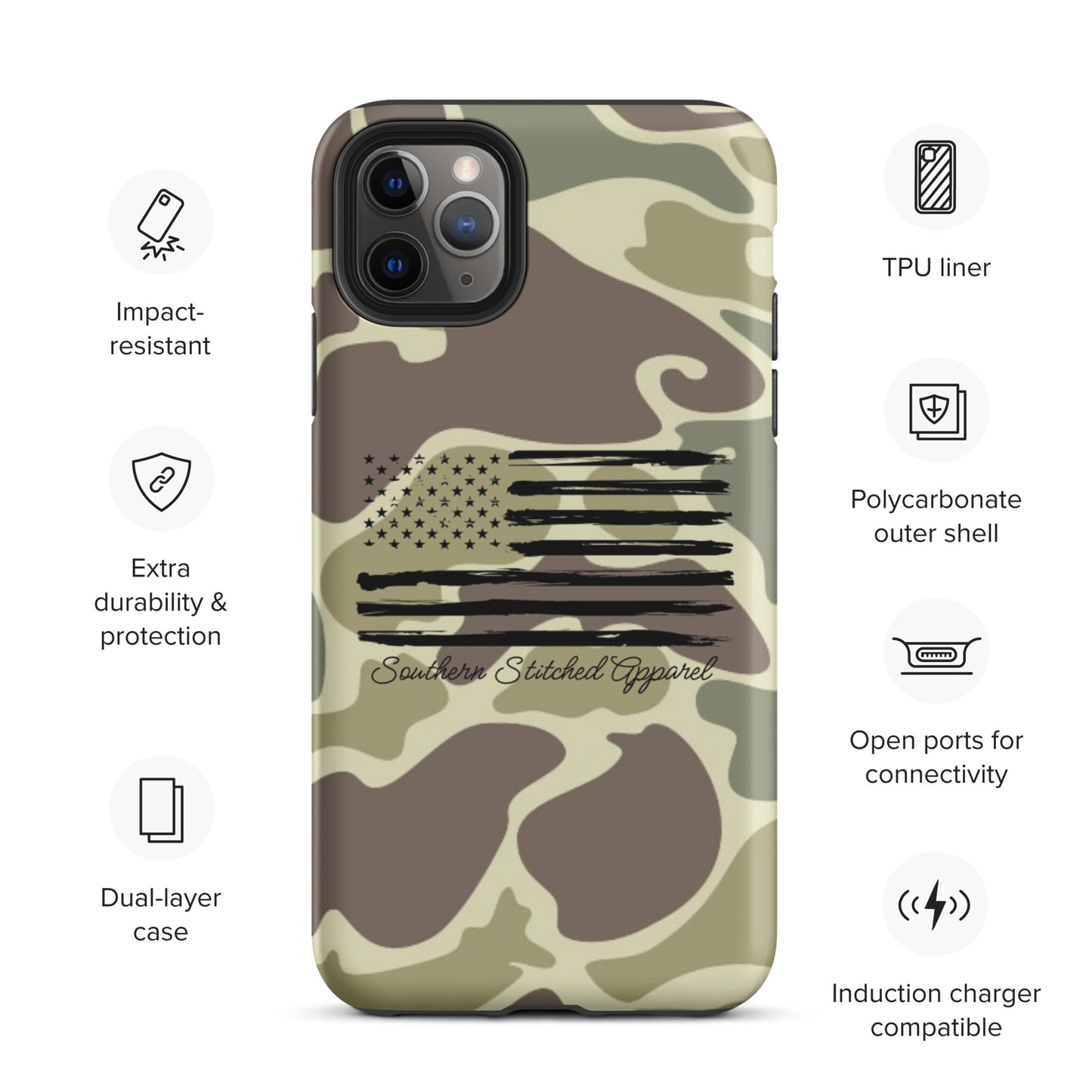 Patriotic Camo | Tough IPhone Case