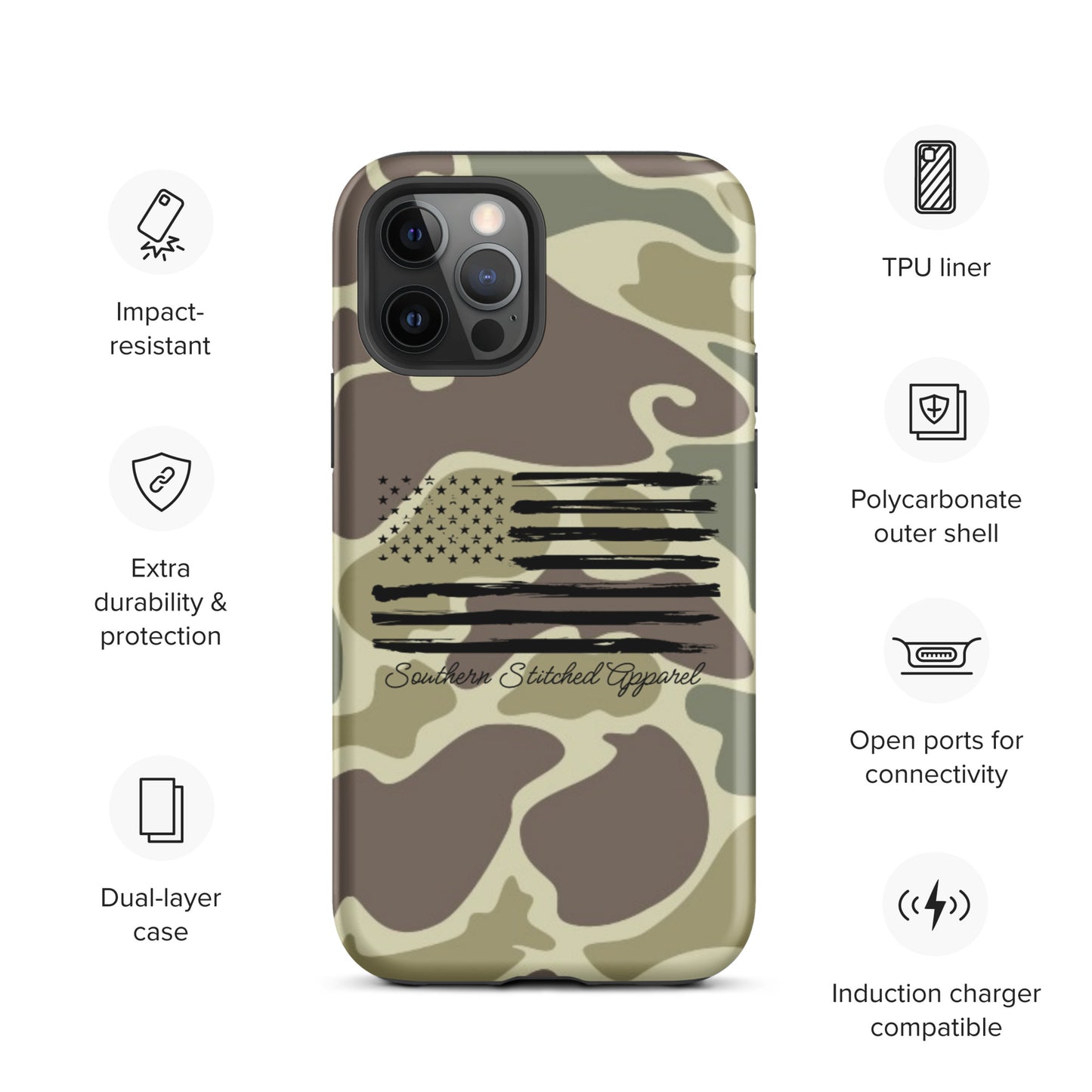 Patriotic Camo | Tough IPhone Case