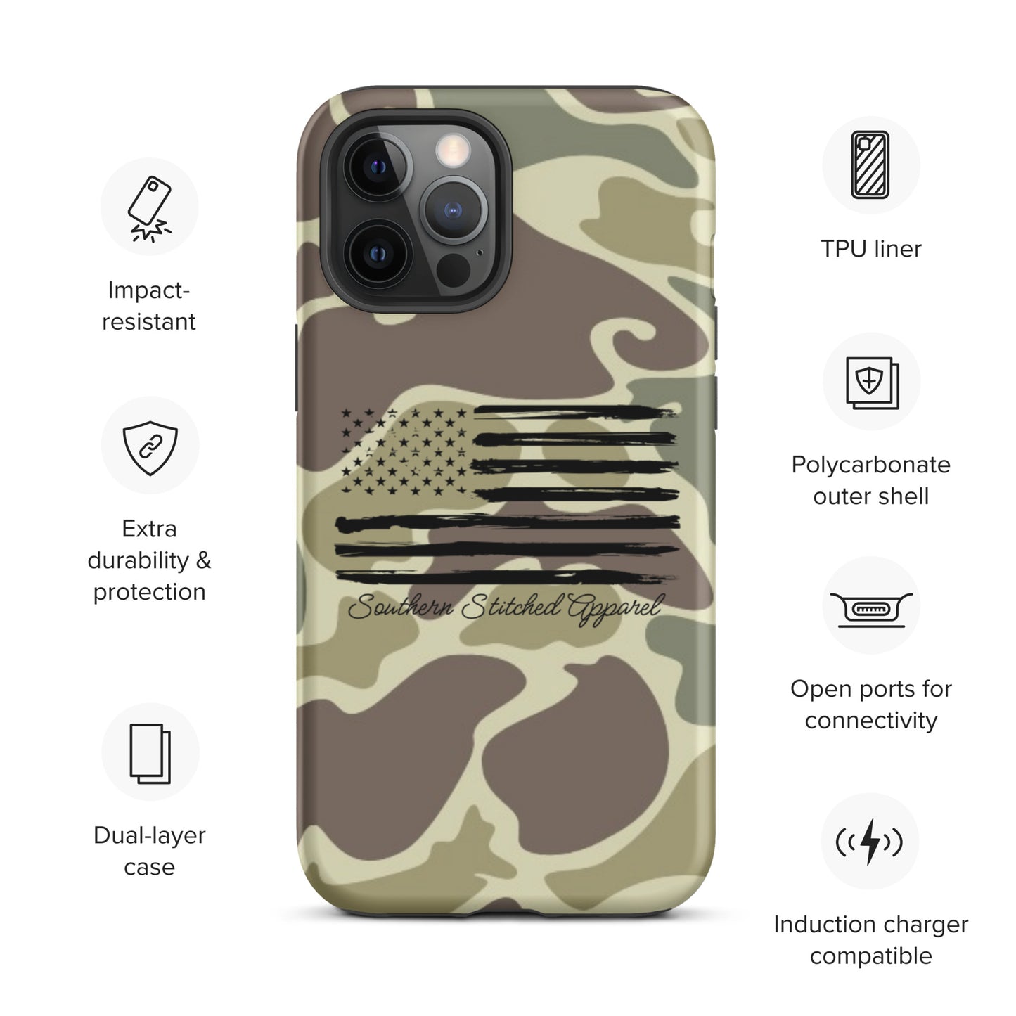 Patriotic Camo | Tough IPhone Case