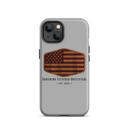 USA Leather Patch | iPhone Case