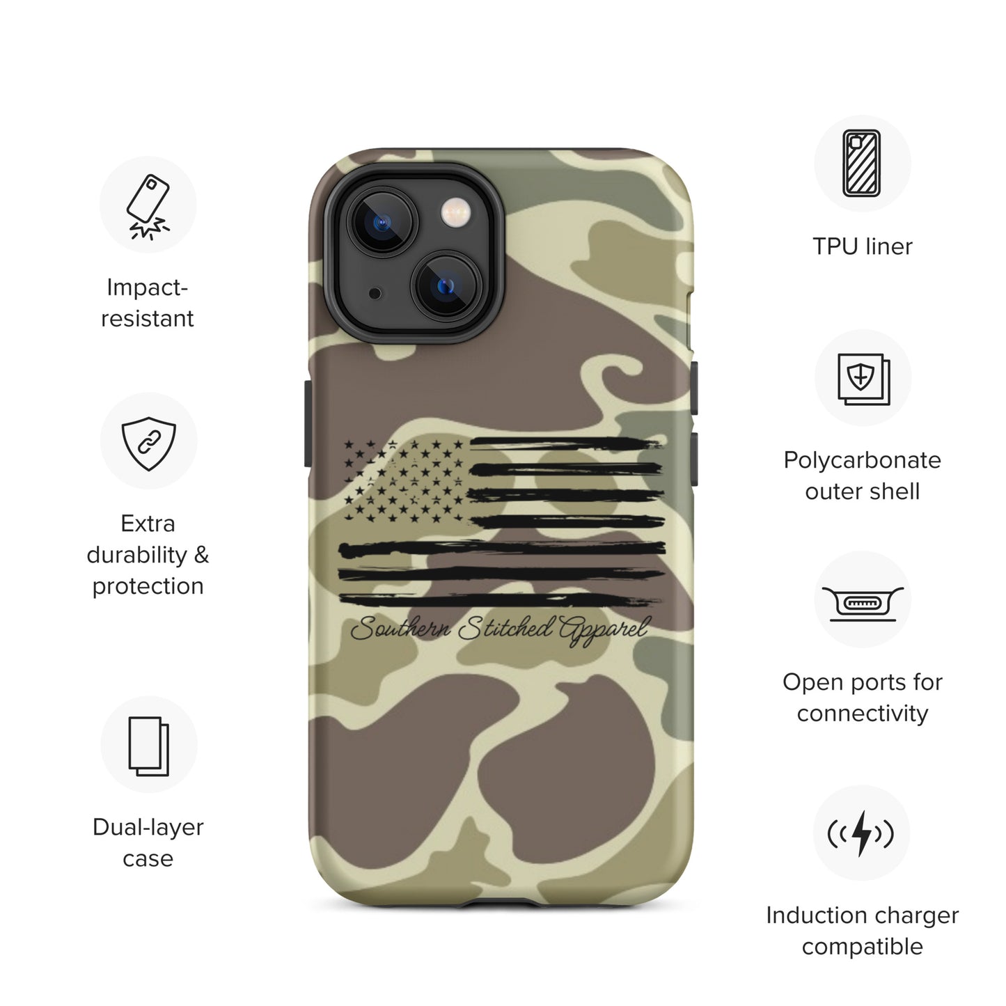 Patriotic Camo | Tough IPhone Case