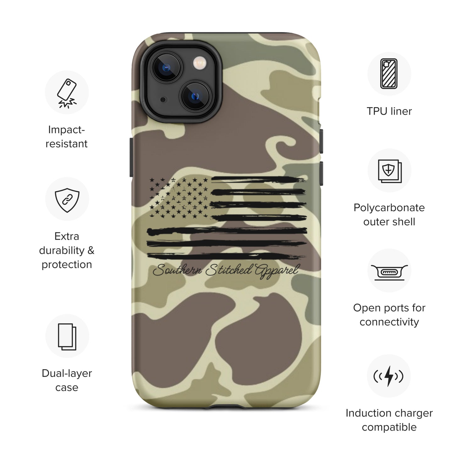 Patriotic Camo | Tough IPhone Case