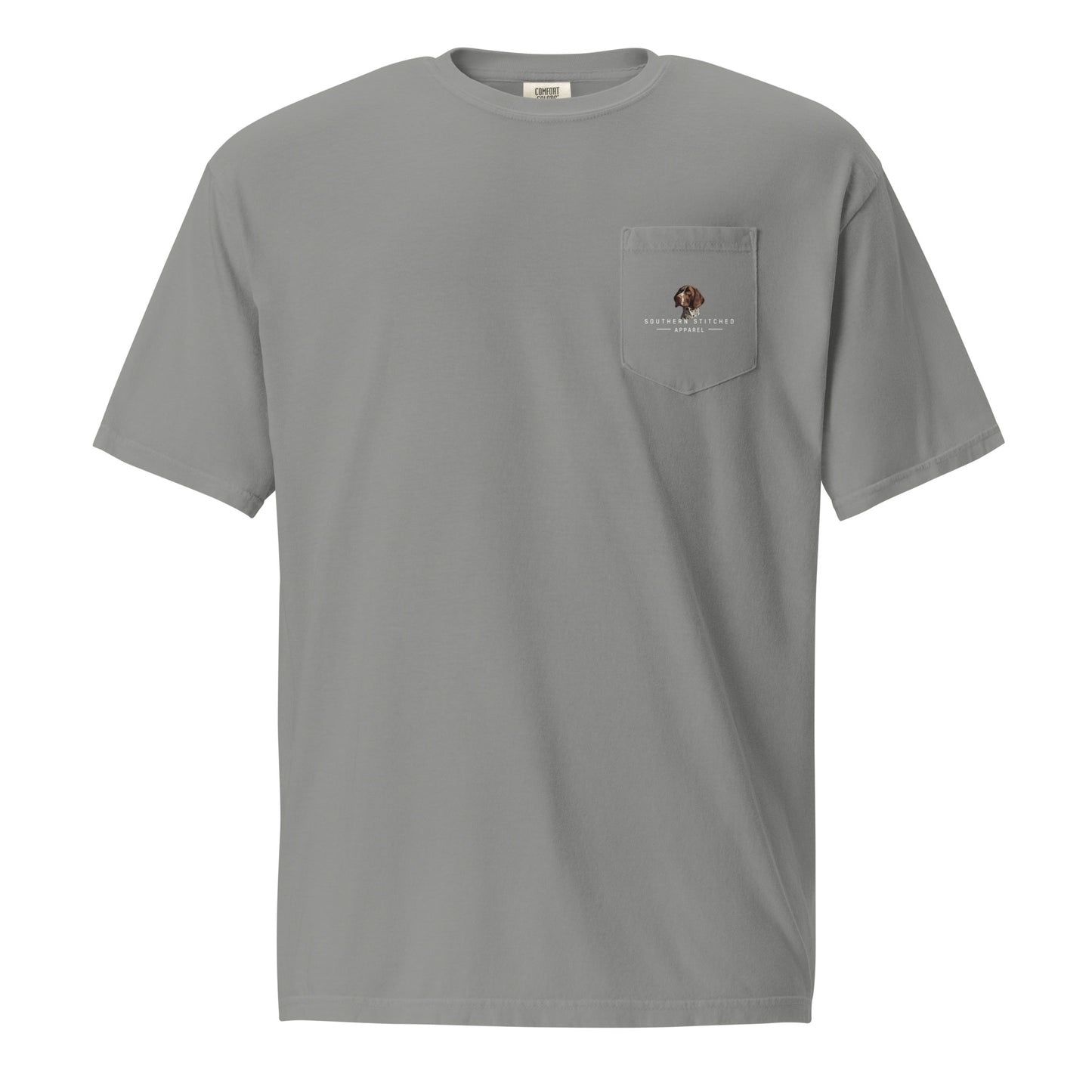 Duck Stamped | Comfort Colors Pocket Tee |