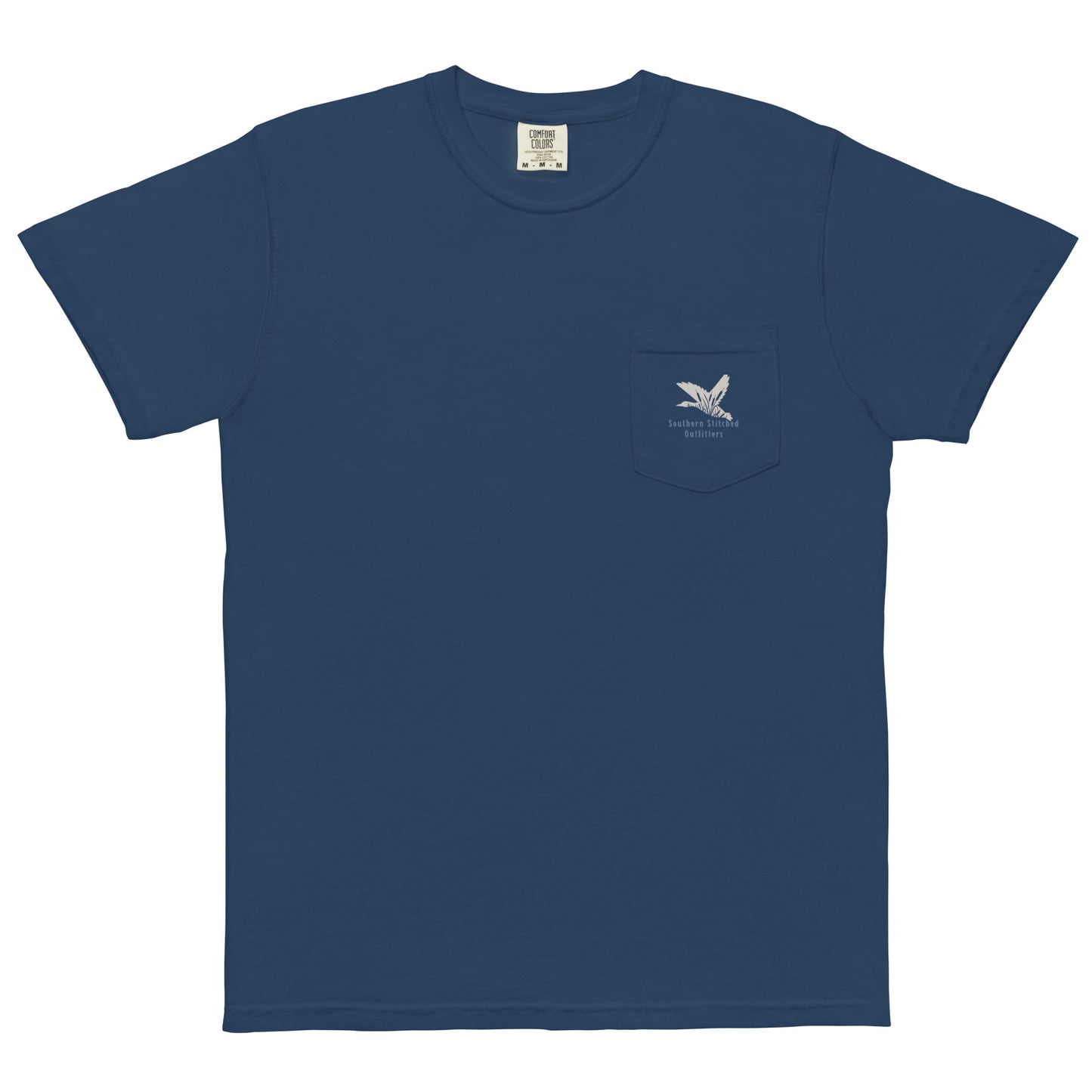 Hunters Horizon | Comfort Colors Pocket Tee | Navy